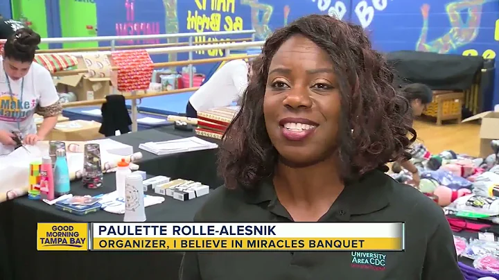 Prepping for I Believe In Miracles VIP Banquet for the homeless & Underserved