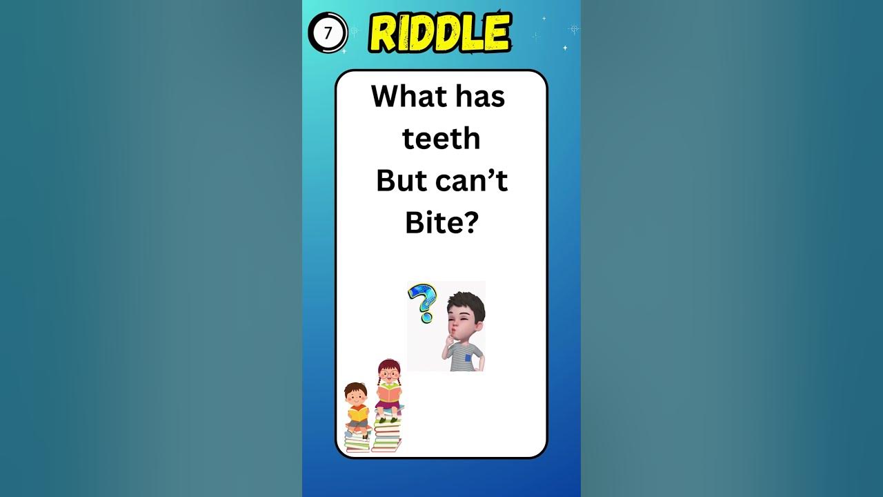 What Has Teeth But No Mouth Riddle