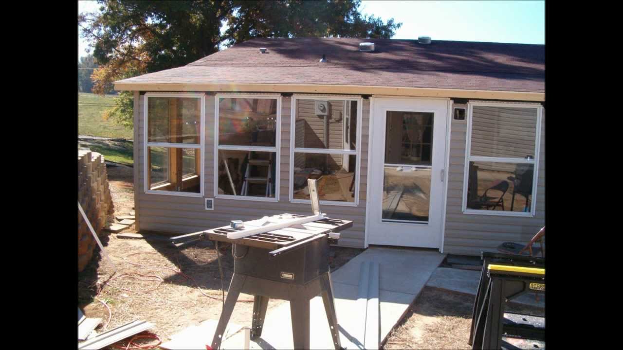 Back porch enclosure youtube Pics of closed in patios