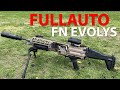 Fn herstal  fn evolys ultralight belt fed full auto machine gun 556 tracer