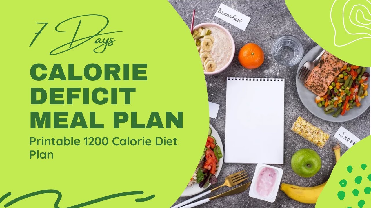 Calorie Deficit Meal Plan Printable 1200 Calorie Diet Plan 7 Days Maxresdefault