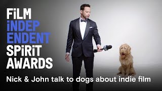 Nick Kroll \& John Mulaney talk to dogs about movies | Watch the 2018 Spirit Awards March 3