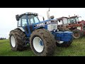 Ford 8210 going full hammer in front of the sledge  tractor pulling at srslev 2021