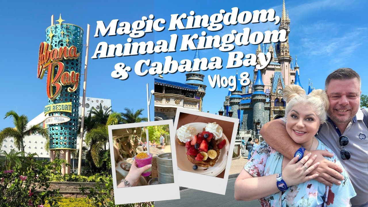 DISNEY WORLD VLOG ✨ Magic Kingdom, Animal Kingdom & checking into Cabana Bay at Universal