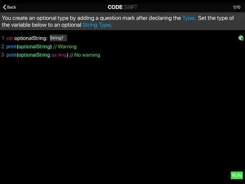 Learn Swift: Optionals Introduction (Chapter 4 Lesson 1)