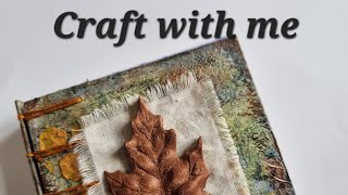 Craft with me and a flip through of this tiny journal.