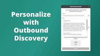 Personalize Your Client Starting Point With Outbound Discovery