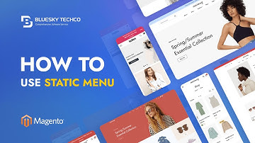 13. How to use Static Menu in Page Builder | Nextsky Magento 2 Theme