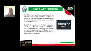 Mrs.S.Janani | Assistant Professor| Department of IT |Case Study: Amazon