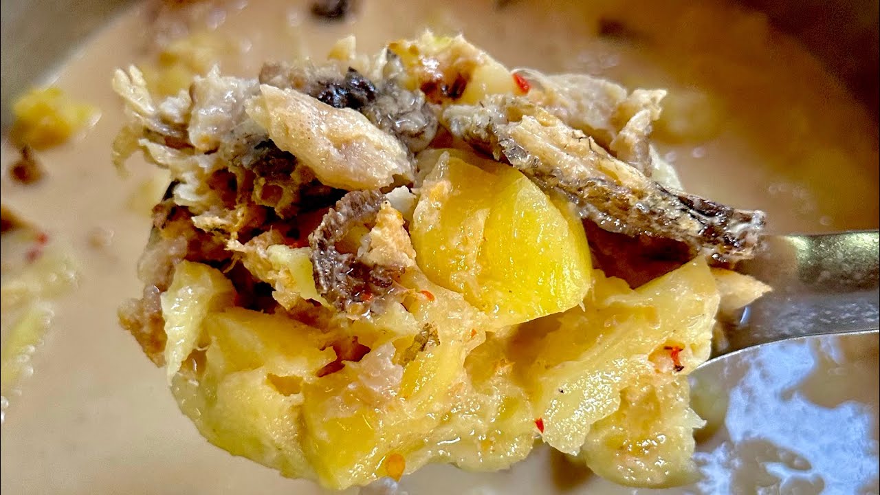 แกงคั่วสับปะรด ปลาย่าง