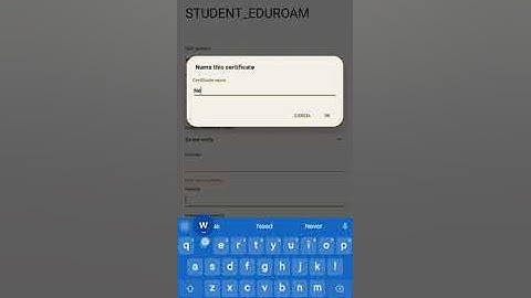 How to Connect to Student Eduroam WITHOUT 