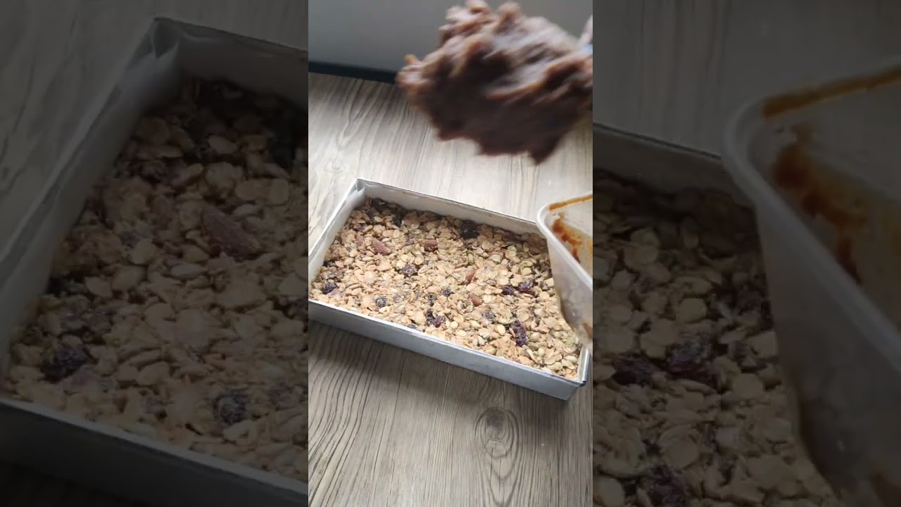 Vegan Salted Caramel Granola Bars 