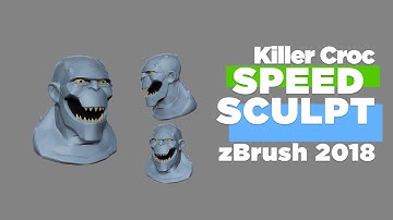 Killer Croc Speed Sculpt zBrush 2018