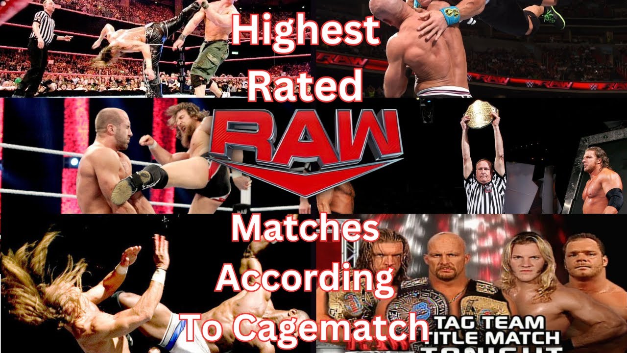 Top 10 Highest Rated Raw Matches According to Cagematch YouTube