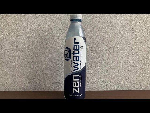 Zen Wtr Vapor Distilled Alkaline Water, Flavored & Enhanced Water