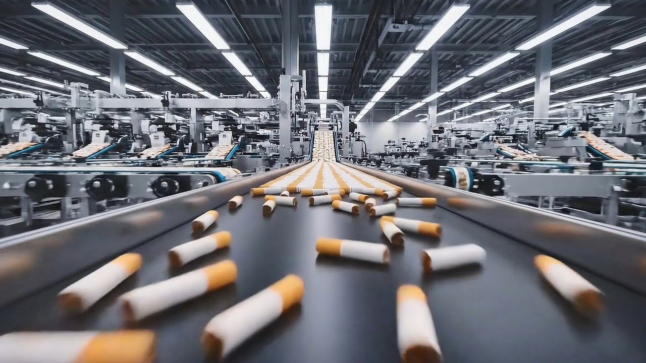 Inside the Cigarette Manufacturing Factory – Full Process How Million ...