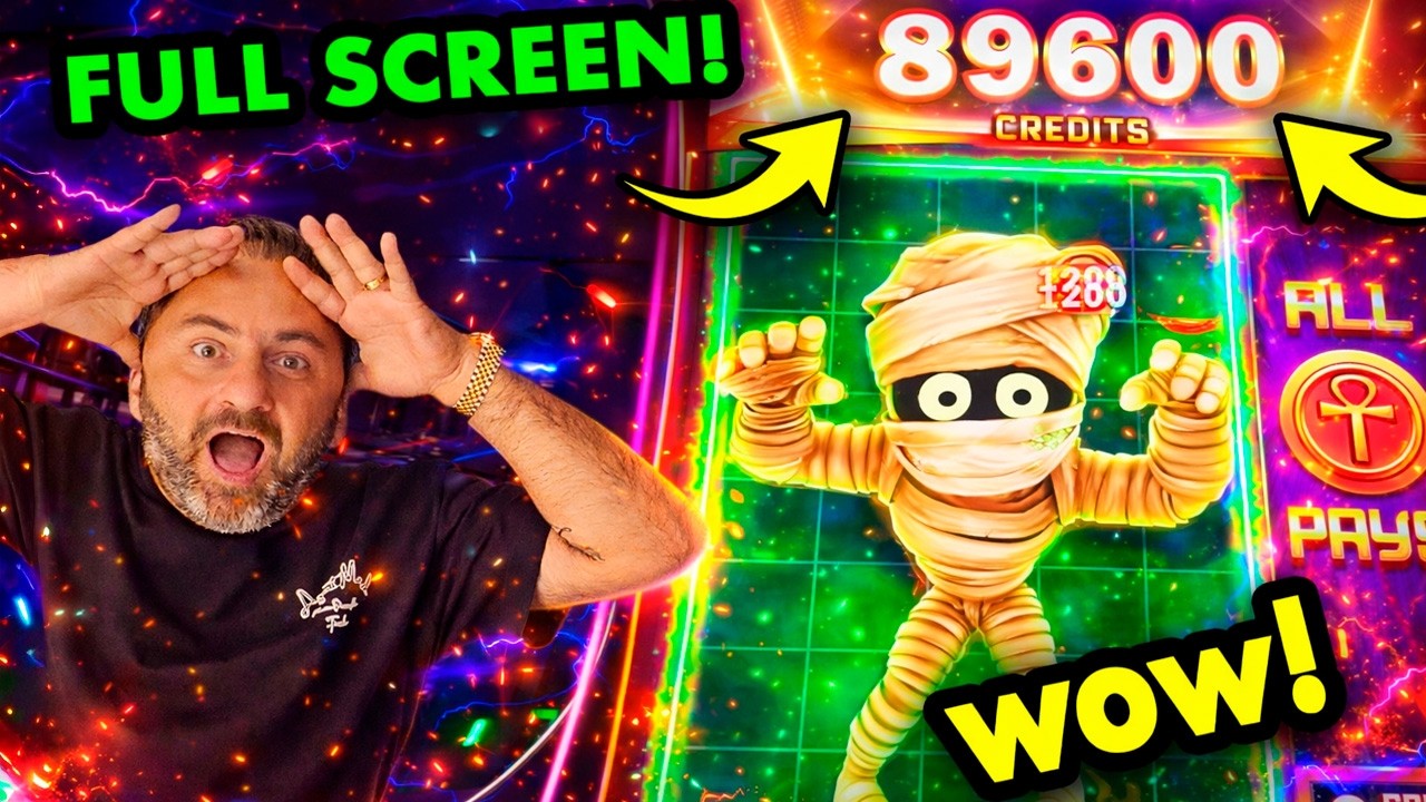 NO WAY!!! 🤑THE FULL SCREEN AND A MASSIVE JACKPOT ON MO MO MO MUMMY
