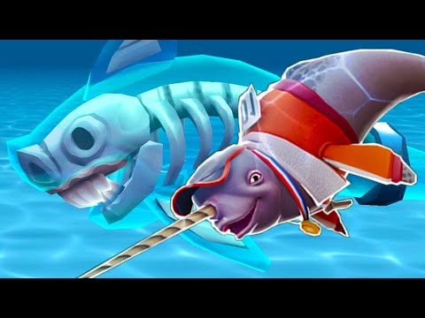 Видео: Акула Привидение и Нарвал Наташа #16 Hungry Shark Evolution с Кидом на Крутилкины