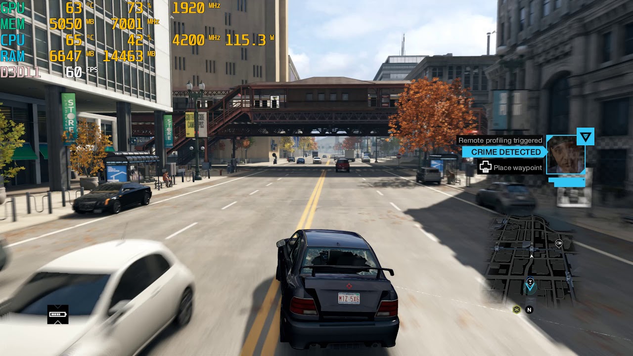 Watch Dogs - RTX 2070 Super 1440p Ultra Settings