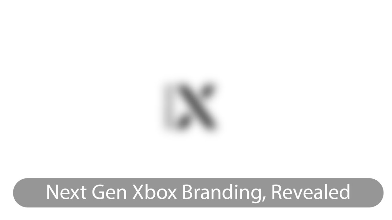 Next Gen Xbox Branding, Revealed YouTube