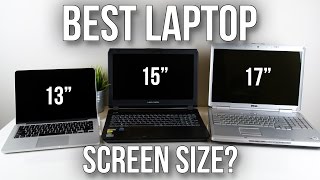 Лучший размер экрана ноутбука? 13 дюймов против 15 дюймов против 17 дюймов