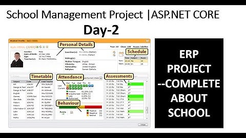 ASP.NET CORE 6.0 School Management Project | ERP Project | Day-2