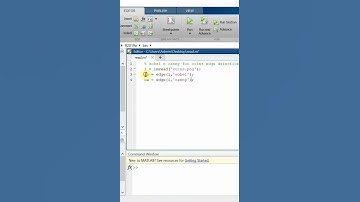 Sobel and  canny edge detection in Matlab