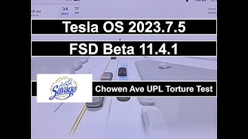 Tesla - FSD Beta 11.4.1 - Chowen Ave UPL Torture Test