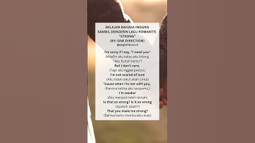 Thumbnail of Belajar bahasa Inggris dari One Direction - Strong #belajarbahasainggris #onedirection #liriklagu