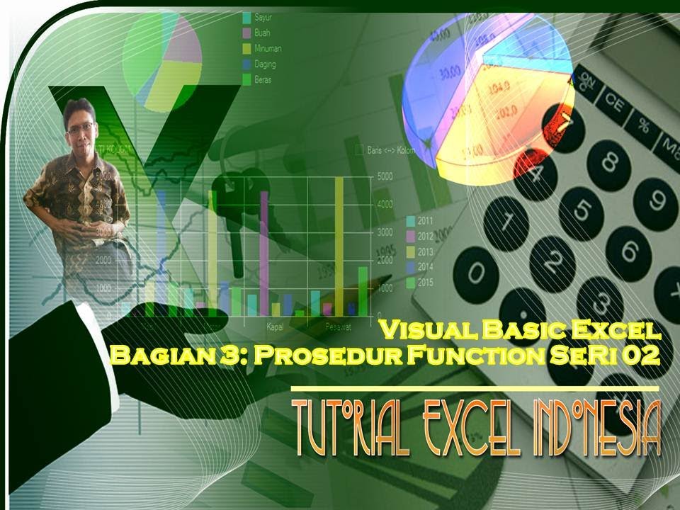 Tutorial Excel Indonesia:Bagian 4: Prosedur Function 2 Argumen Pada Macro Excel