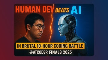 Human Dev Beats AI in Brutal 10-Hour Coding Battle 🧠💥 | AtCoder Finals 2025
