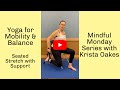 Yoga for Mobility and Balance | Seated Thigh Stretch with Support