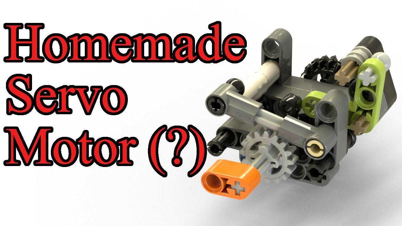 veneno Preservativo Estrecho Homemade LEGO servo motor proof of concept - YouTube
