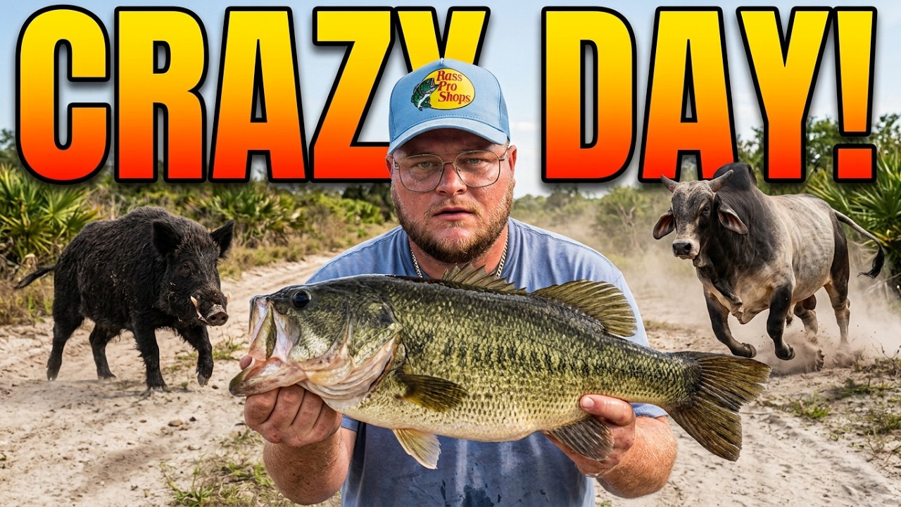 Fun Things to Do in Florida Besides Diseny! Bulls, Hogs and Bass Fishing!