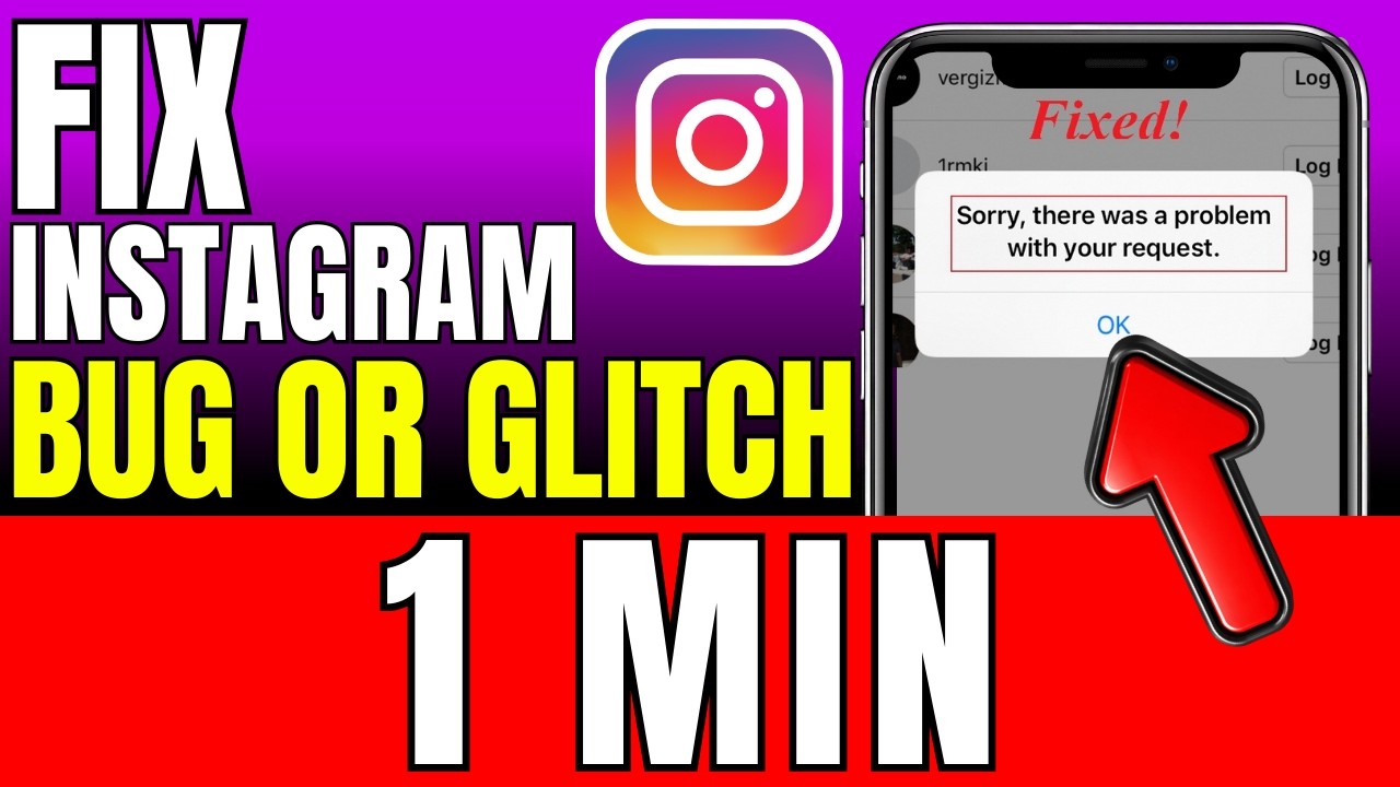 How To Fix Instagram Bug Or Glitch 2026 (Fast And Easy)