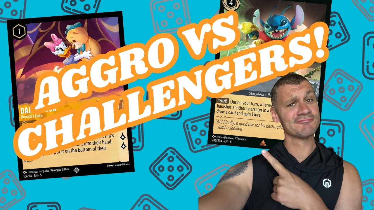 We CLASH With Ruby/Steel Versus Amber/Emerald! | Disney Lorcana, Aggro, Tempo, Deck Building, Meta