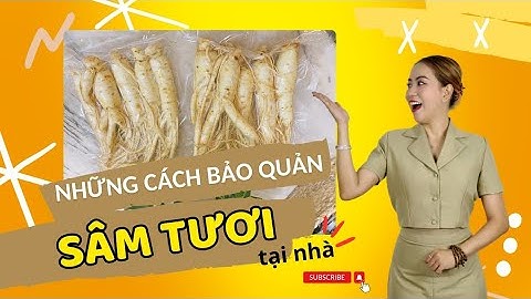 Hướng dẫn cách bảo quản sâm tươi ngay tại nhà - Thi Đặng - ANaNa Nhân Sâm Korea