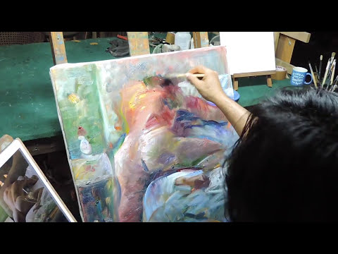วีดีโอ: นู้ดในการวาดภาพ