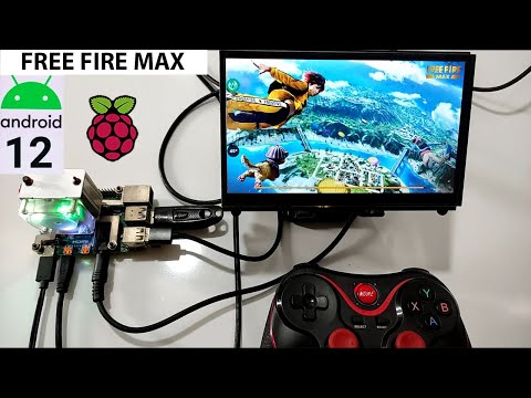 Raspberry Pi 4: FREE FIRE MAX (ANDROID 12)