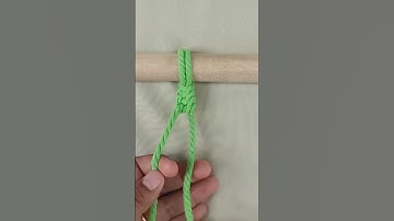 DIY Macrame Square Knot | Half Hitch Knot #macrame #knot #squareknot #macrametutorial #diy #craft