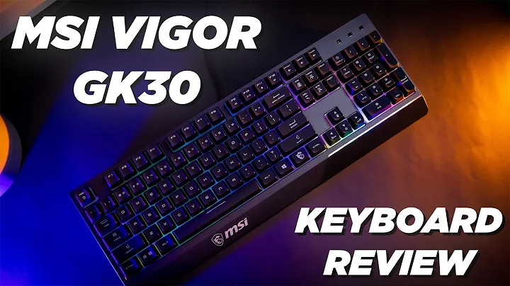 Best Mechanical (Like) keyboard | MSI Vigor GK30 Gaming Keyboard Review