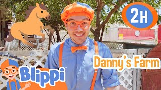 Blippi Visits Danny's Farm | Blippi | Educational Kids Videos | Moonbug Kids