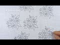 All Over Unique Flower Design For Dress, Latest Hand Embroidery All Over Design Stitching Tutorial