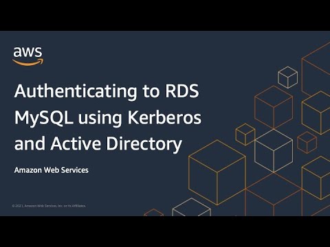 Authenticating to RDS MySQL using Kerberos and Active Directory