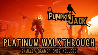 Pumpkin Jack - Full Game /Platinum Walkthrough (All Crow Skulls & Gramophones)