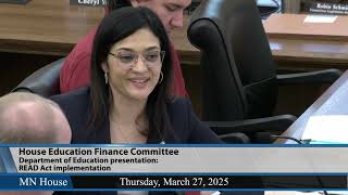 House Education Finance Committee 3/27/25