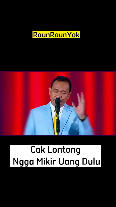 Cak Lontong Kalo Di Undang Nggak Pernah Mikir Uang Dulu