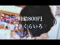 時給800円 - さくらいろ【弾き語り】