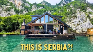 Travel vlog - Floating Houseboat In Serbia!!