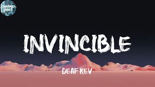 Invincible  -  Deaf Kev  -  Here we go (Lyrics)